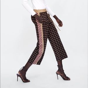 Zara printed pants size large
